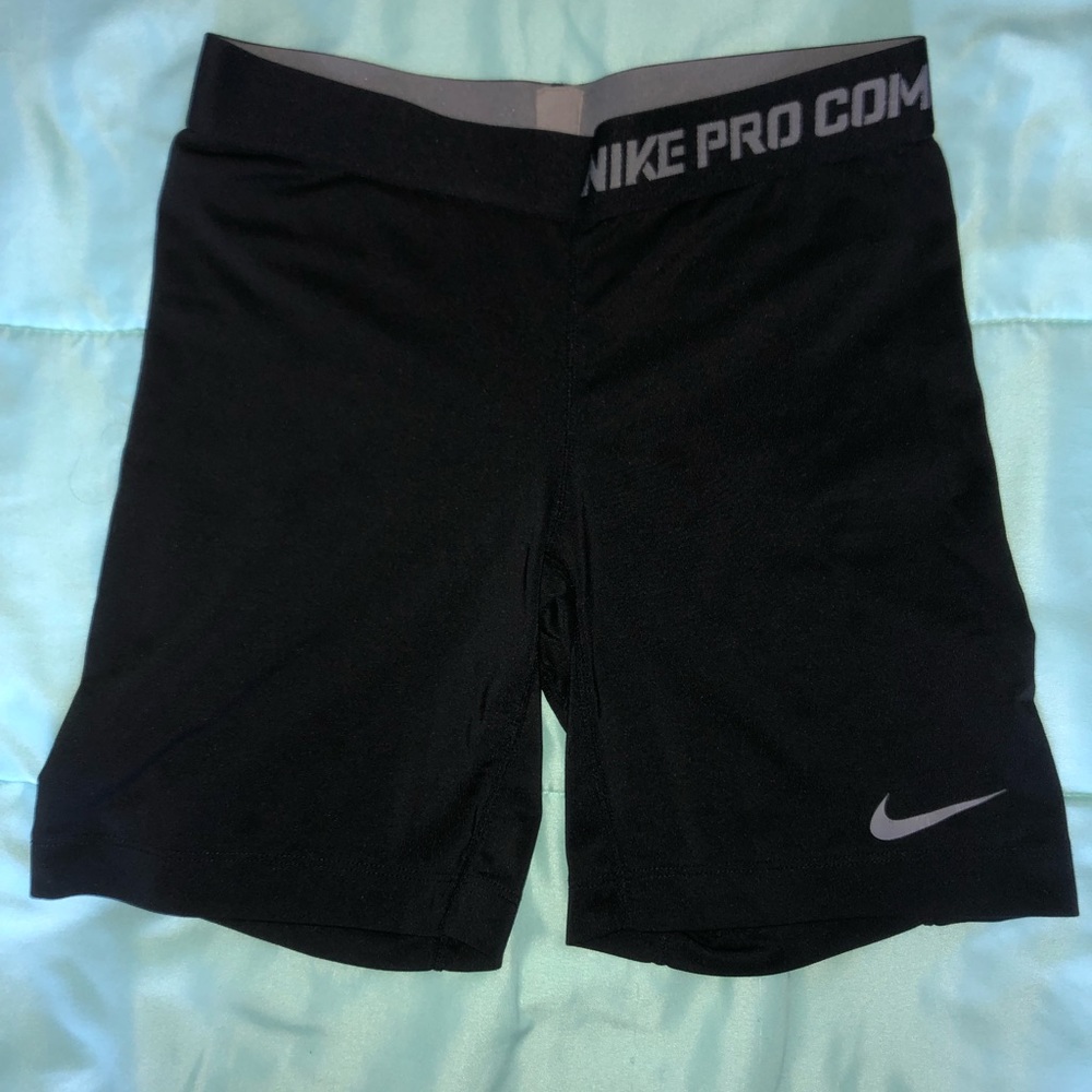 Nike Pro Black Long Spandex, Size Small